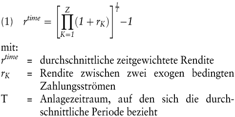 Performance-Messung von Wertpapierportfolios