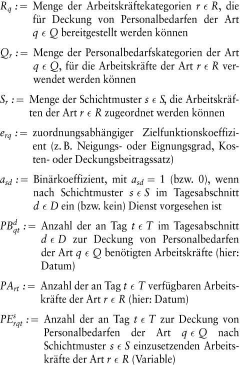 Personaleinsatzplanung