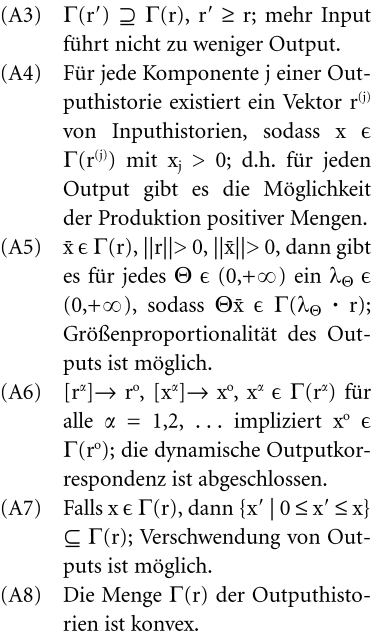 Produktionstheorie, dynamische