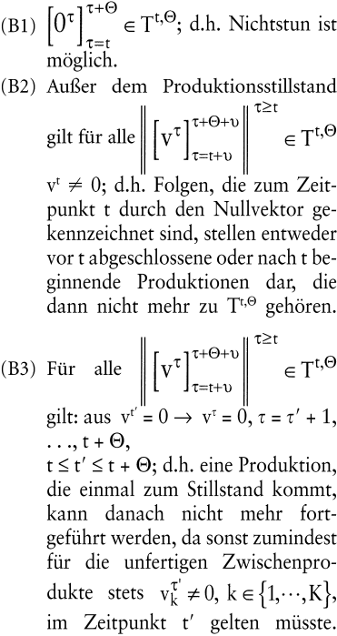 Produktionstheorie, dynamische