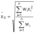 gewichtetes Mittel