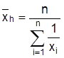 harmonisches Mittel